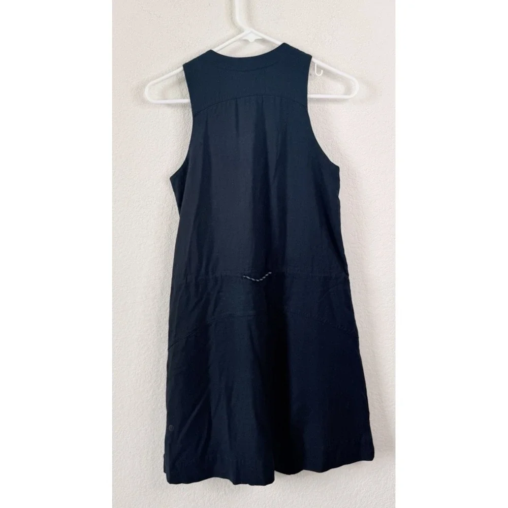 Lululemon Dynamic Days Dress Women's 4 Black Sleeveless Athleisure Outdoor Comfy